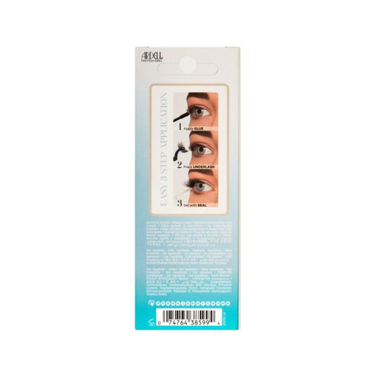 Ardell Seamless Underlash Extensions Mini Kit Wispies – Back of package with lash application directions.