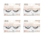 Four boxes of Ardell Nourish false eyelashes on a white background