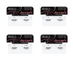Four packages of Ardell Accent false eyelashes on a white background