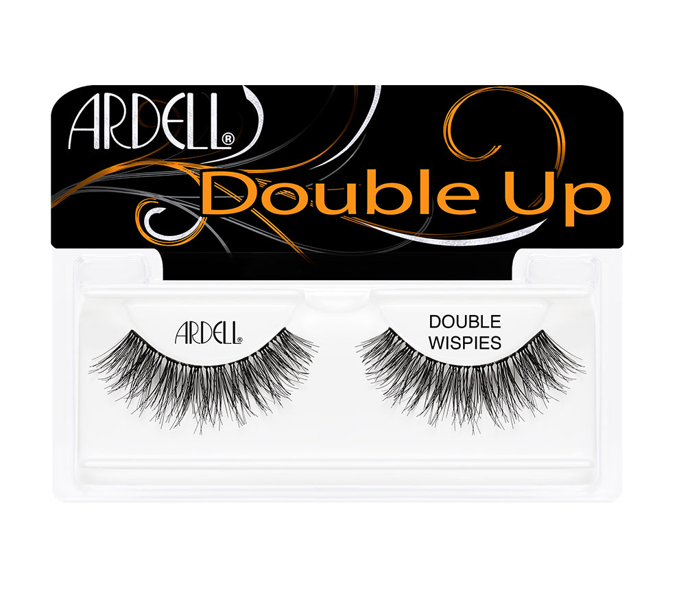 A single pair of Ardell Double Wispies inside its retail packaging