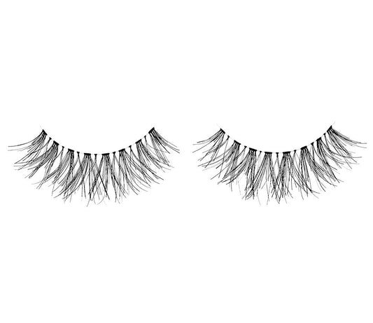 A single pair of Ardell Wispies showing its signature wispies style with crisscross, feathering, and curl