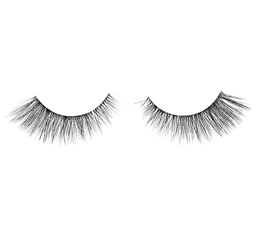A single pair of Ardell's Faux Mink 811 showing its medium volume & Medium length style