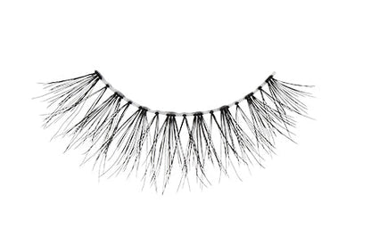 Close-up of a mid-length & volume Ardell Naked Lash 422 faux lash with criss-cross layering
