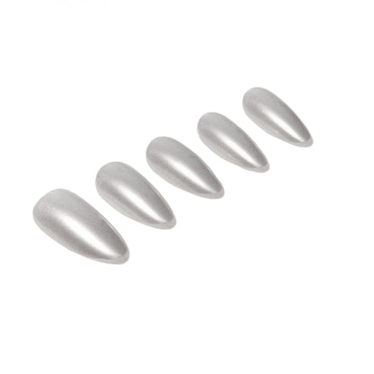 5 nails from the Ardell Nail Addict Naked Monarch product