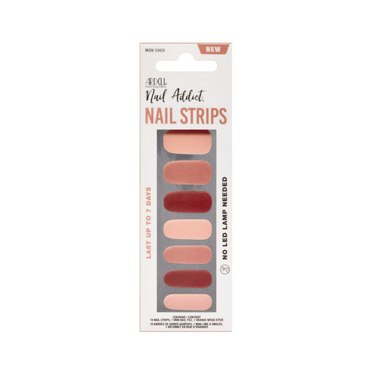 Front face of Ardell Nail Addict Nail Strips packaging