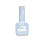 Front of Ardell One Step Gel Polish in Serene Skies, a calming powder blue shade in a sleek salon-style bottle.