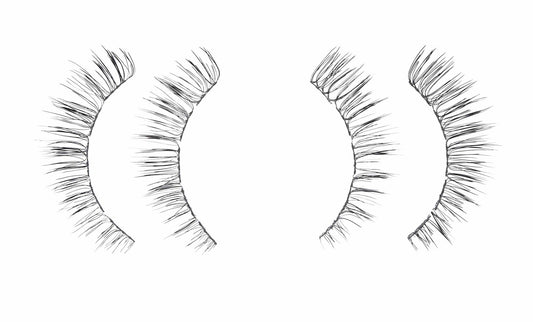 2 Pairs of Ardell,X-tended Wear #105 false rounded lash for eye opening effect