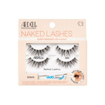 Frontage of Ardell Naked Lashes 425 in 2 packs variant retail packwith printed product details and information