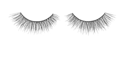 Pair of Ardell Naked Lash 423 false lashes side by side featuring clustered lash fibers